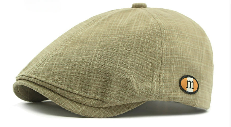 2025 New Hats for Men and Women Wearing British Retro Beret Hat Fashion Casual Berets Caps for Women Solid Color Adjustable Cap