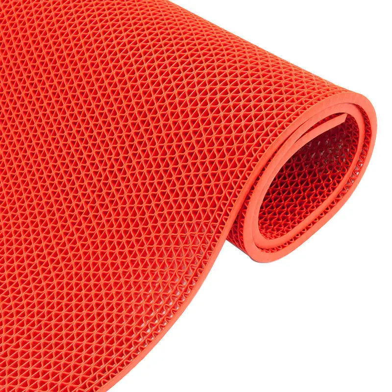 Bathroom Mat,slip Drainage,bathroom Moisture-proof Area Door Shower Floor Mat,multifunctional Kitchen Waterproof Plastic Carpet