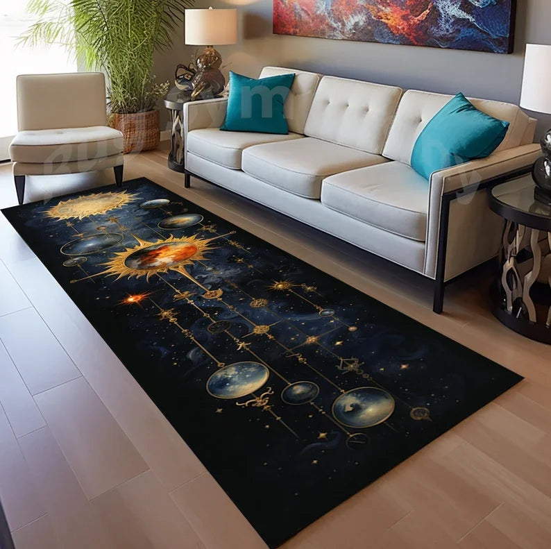 Rug Runner Sci-Fi Home Decor for Movie Fans Funny Hallway Carpet Geek Gift Inspired Floor Art Home Decoration