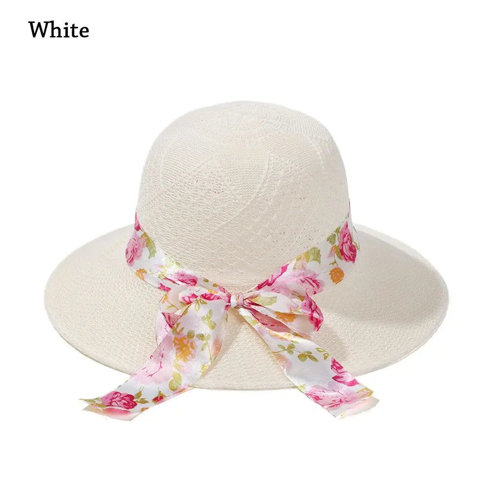 Summer Hats For Women Sun Hat Beach Ladies Fashion Ribbon Fisherman's hat Lady Casual Sun Hats For Women Straw Hat