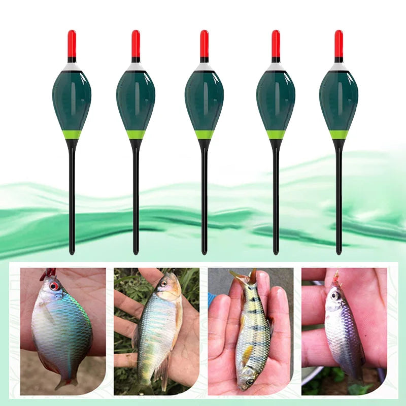 5pcs/Lot Fishing Floats Trout Stream Turtle Shrimp Crucian Carp Shrimp Fishing Small Fish Accessories Tackles