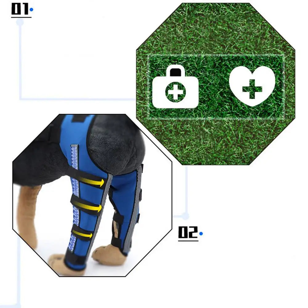 Dog Hip Brace Pet Orthopedic Joint Support Brace Portable Pet Knee Wound Protection For Small Animals Recovery