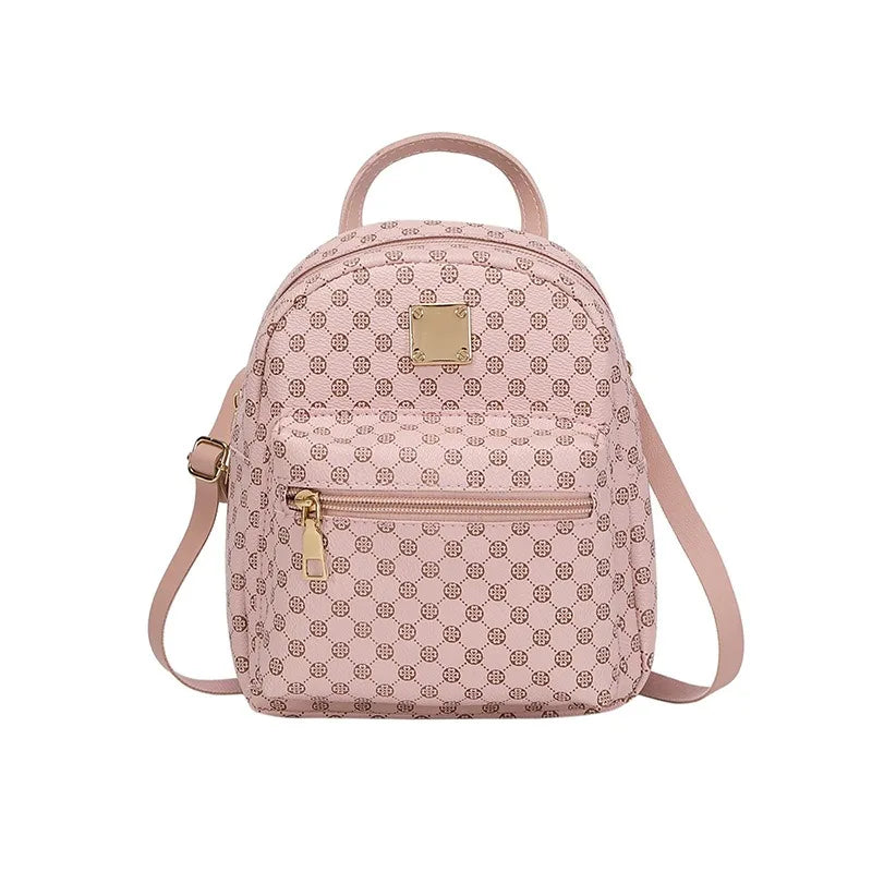 Classic Women Backpack Fashion School Bags Female Daily Shopping Girl Small Backpacks Schoolbags 2025 Ins