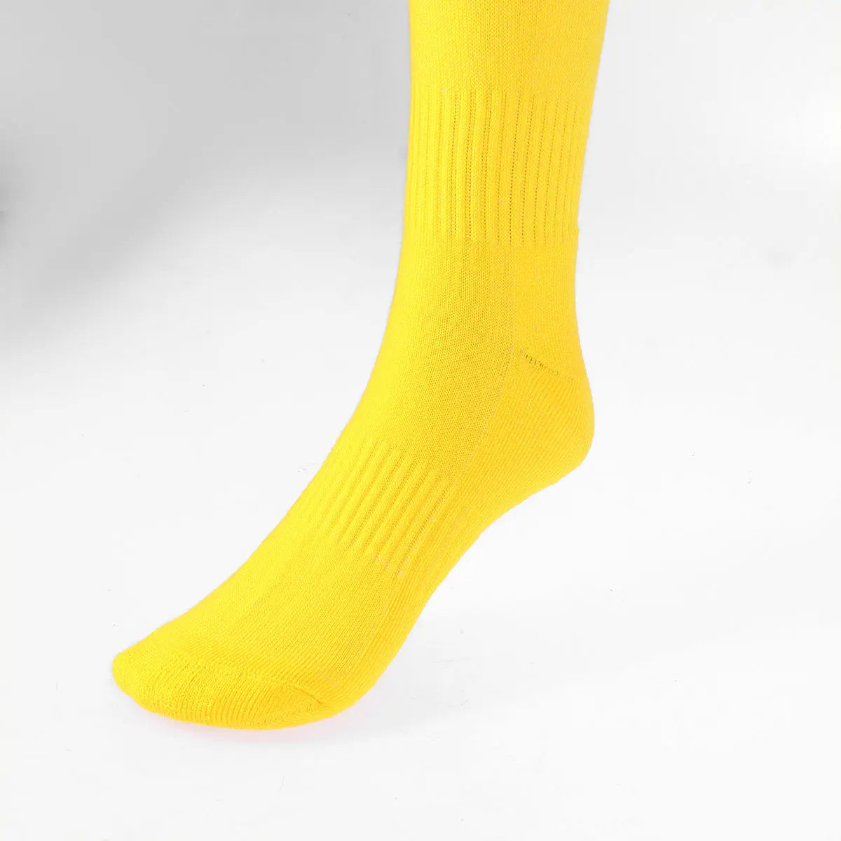 Sports Stockings Football Socks Knee High Socks Moisture Wicking Anti Slip Sports Tube Solid Color Long Sock For Running Sport