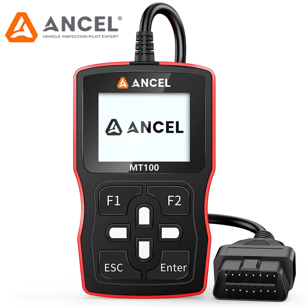 ANCEL MT100 Motorcycle Diagnostic Tool Engine Check Code Reader OBD2 Motorcycle Scanner for YAMAHA /HONDA/SUZUKI Free Update