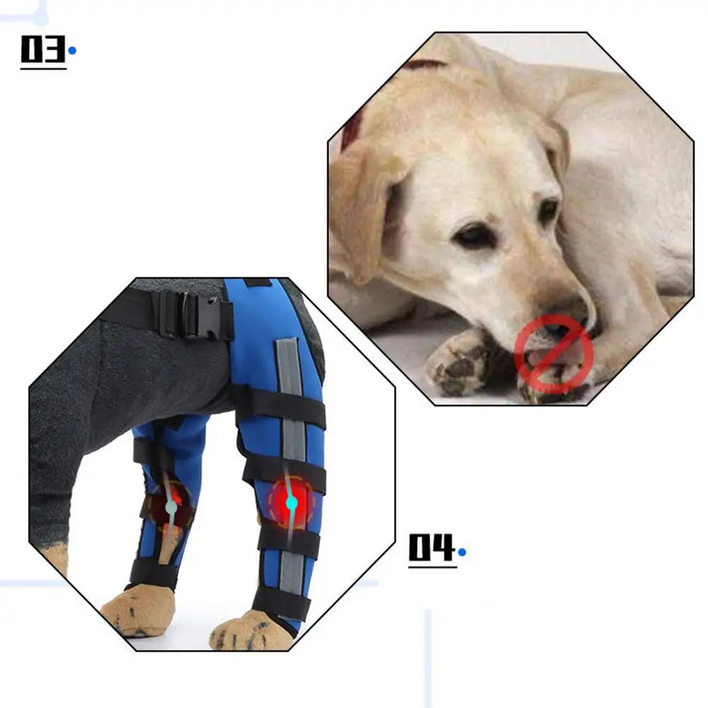 Dog Hip Brace Pet Orthopedic Joint Support Brace Portable Pet Knee Wound Protection For Small Animals Recovery
