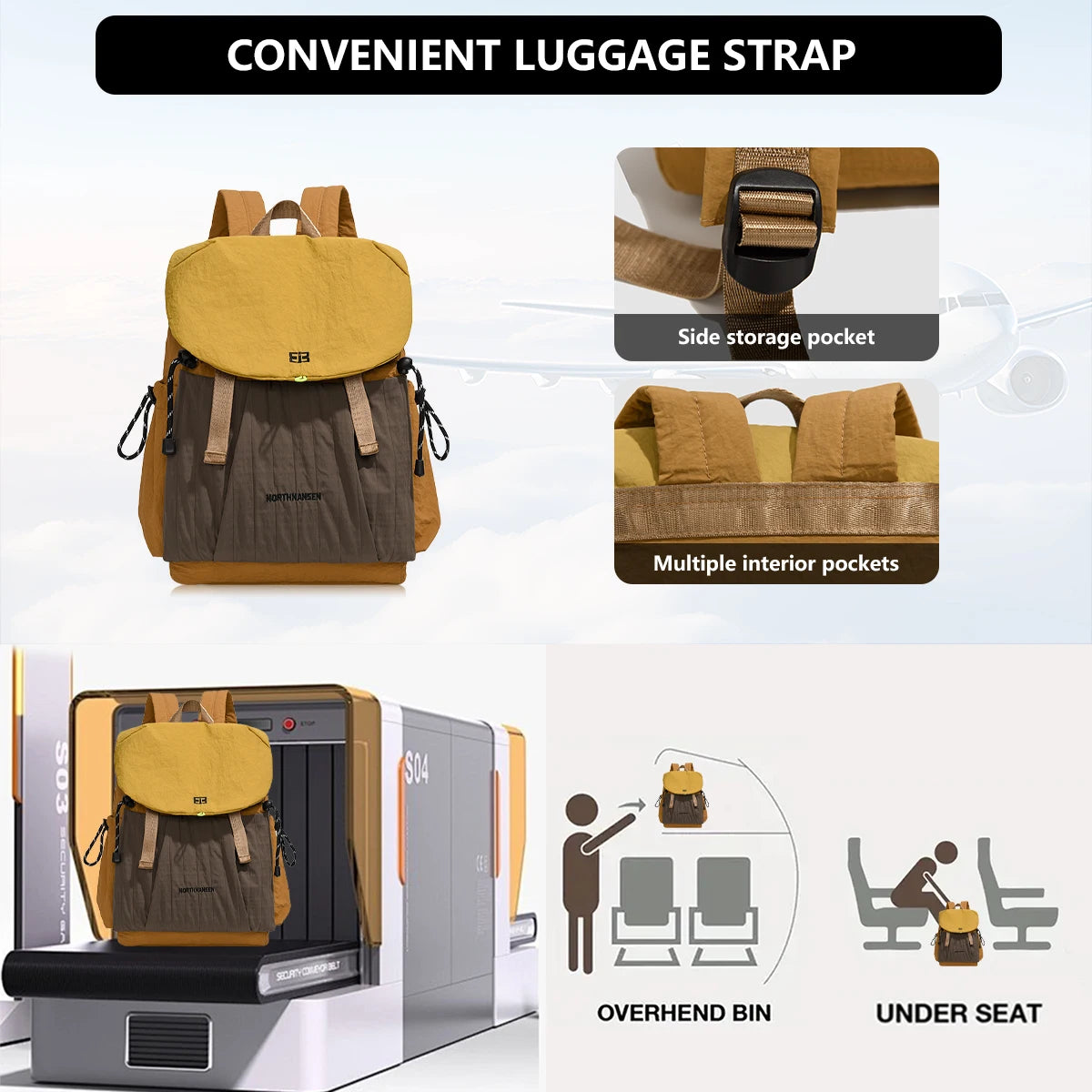 Backpack Is Lightweight, Simple, Versatile, Large-Capacity, Computer Travel Backpack, Junior High School Student, High School Student, College Student School Bag, Girl