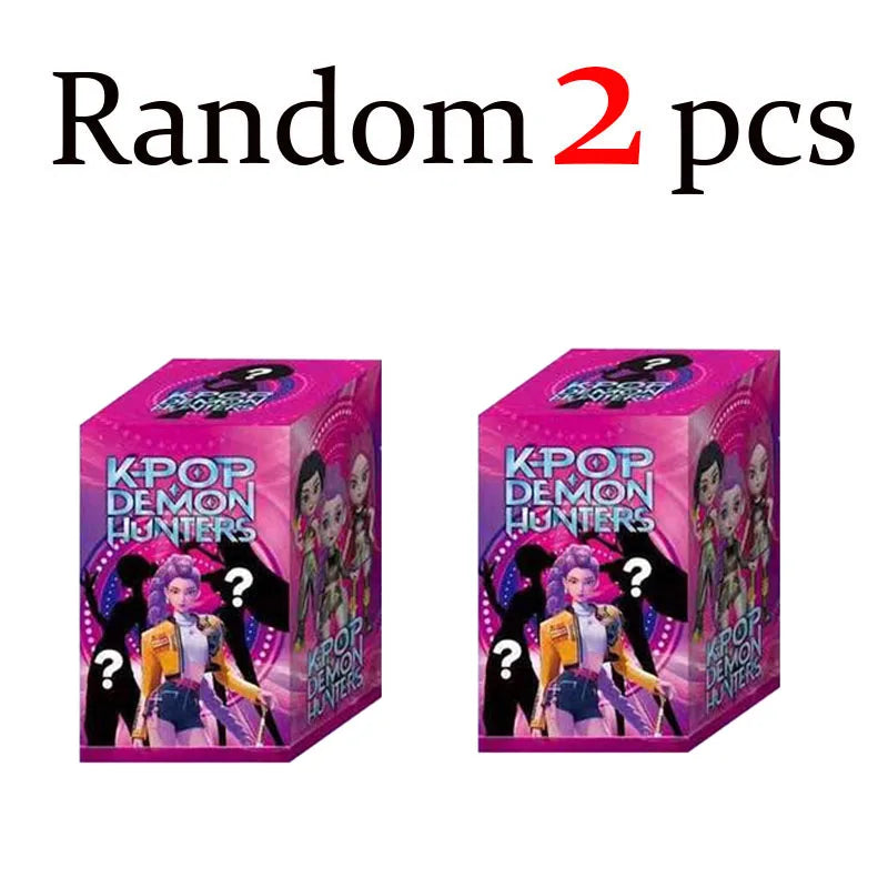 2025 Hot Anime KPop Devil Hunter Doll Vinyl Toy Rumi Mira Zoi Character Vinyl Mask Blind Box Ornament Toy Birthday Gift