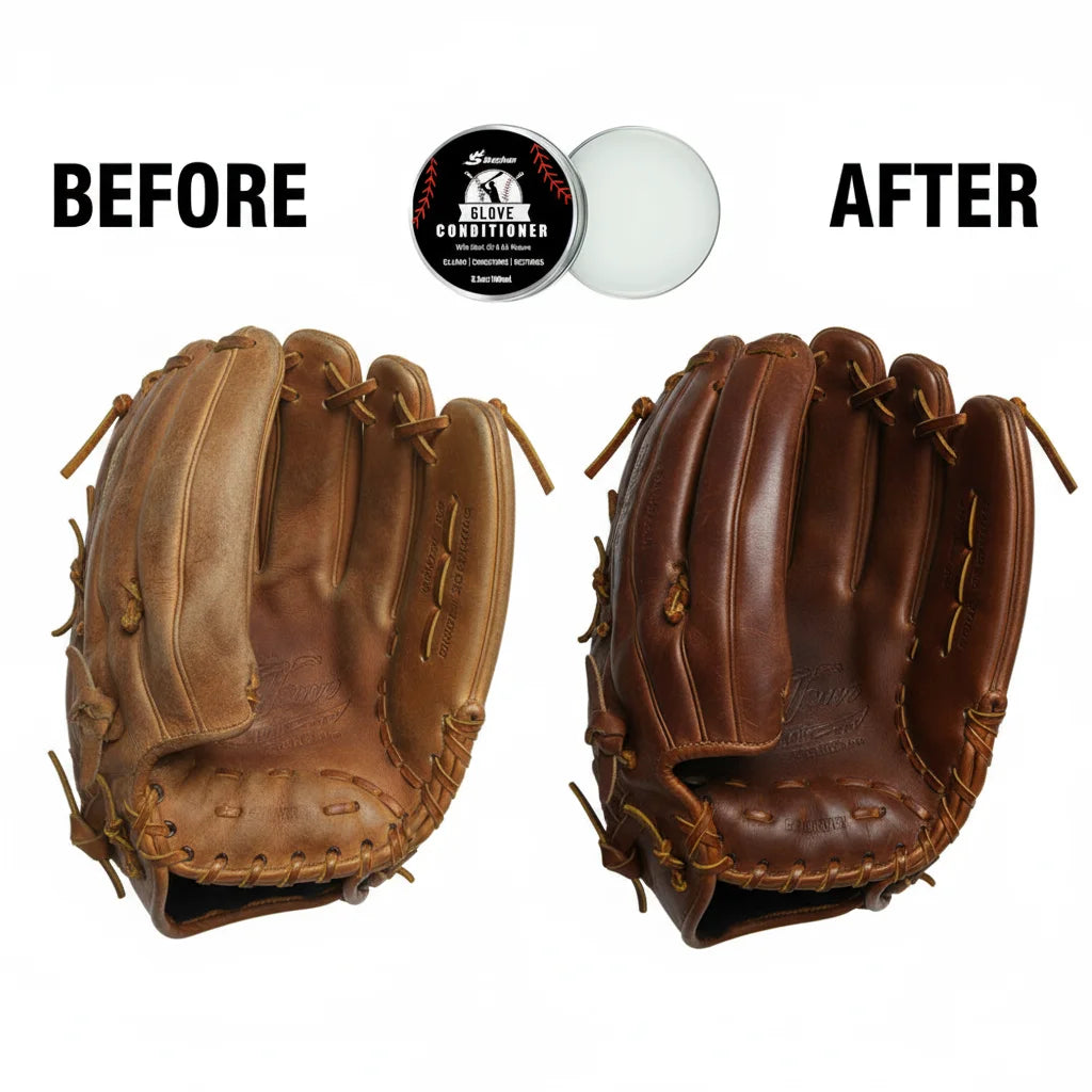 Professional Leather Conditioner for Baseball Softball Gloves and All Leather Sports Equipment Care＆Protection Matériel De Sport
