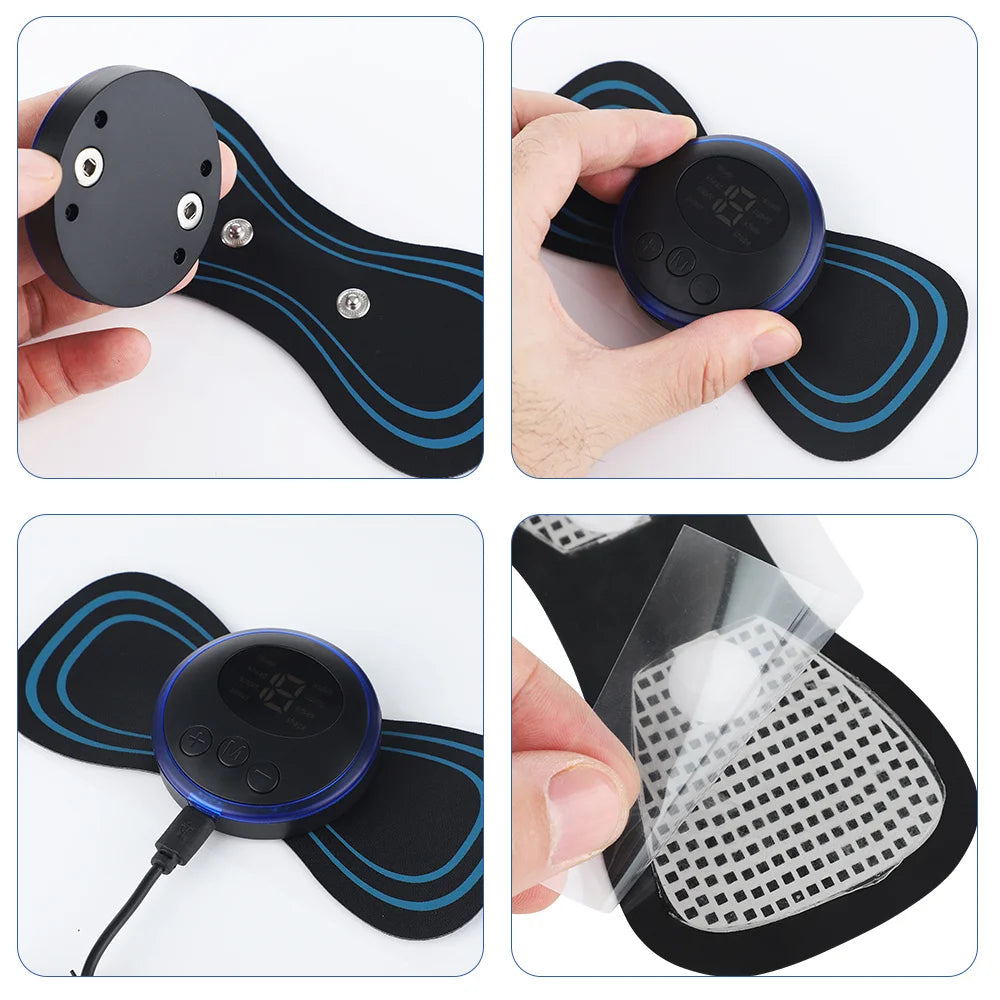 Electric Neck Massager EMS Muscle Massage Stimulator