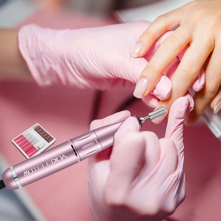 30000RPM USB Nail Drill Machine For Acrylic Nail Gel Polish Milling Smoothing Calluses Manicure Machine Nail Art Salon Equipment