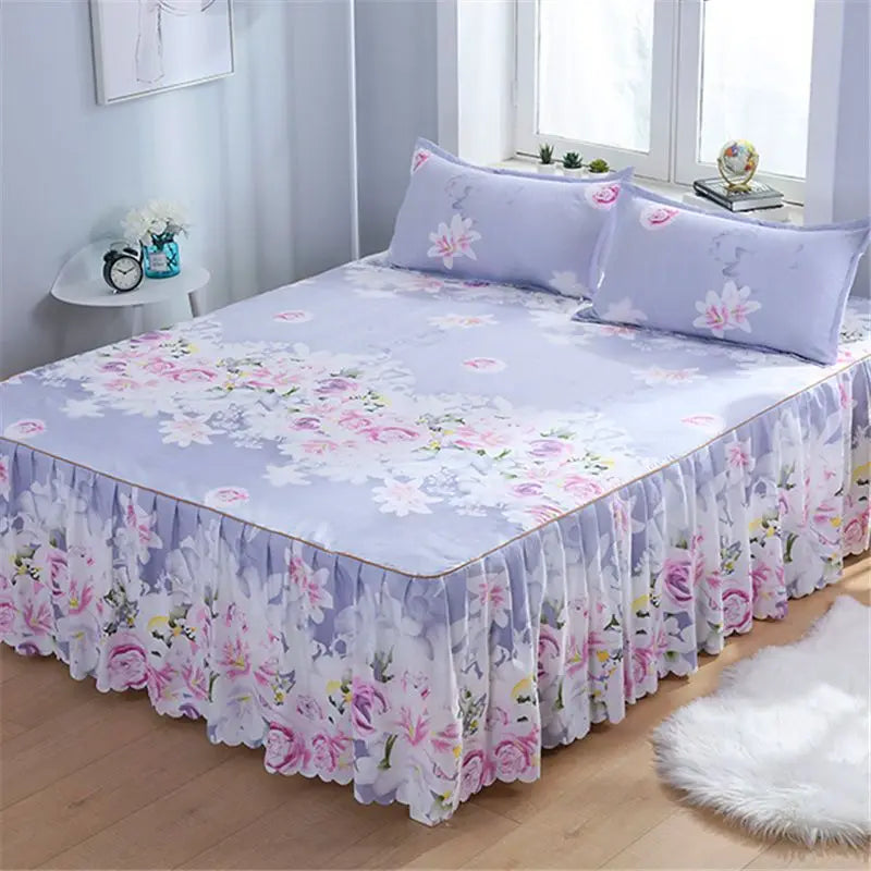 Bed Skirts Four Season Universal Skin-friendly Comfortable Protective Bedding Luxury Anti-slip Bedsheets Fashion Home Decoration
