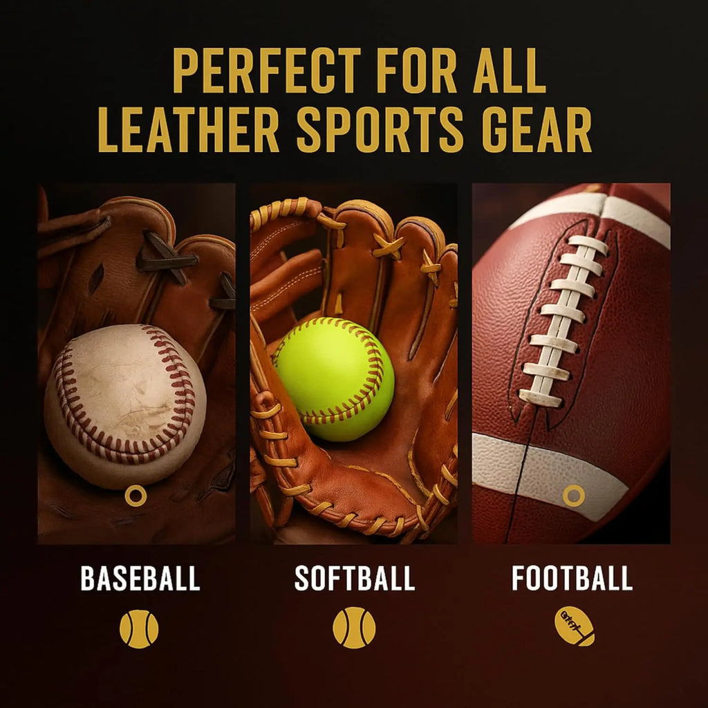 Portable Leather Conditioner for Baseball Softball Gloves and All Leather Sports Equipment Care and Protection Matériel De Sport