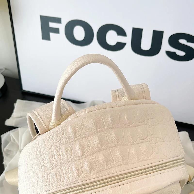 Women's Backpack Ladies Big Bagpack for Teenager Girl PU Leather Large Capacity Shoulder Bags for Women 2024 Mochilas Feminina