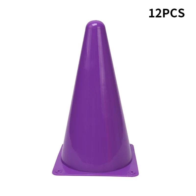 12PCS Durable Sports Football Accessories Soccer Training Marker Equipment Agility Cones