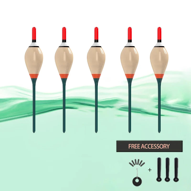 5pcs/Lot Fishing Floats Trout Stream Turtle Shrimp Crucian Carp Shrimp Fishing Small Fish Accessories Tackles