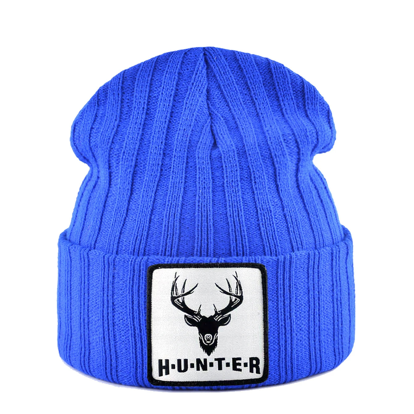Knitted Skullies Beanie With Animals Patch Men Women Outdoor Casual Sport Hats Autumn Winter Solid Color Hip Hop Beanies