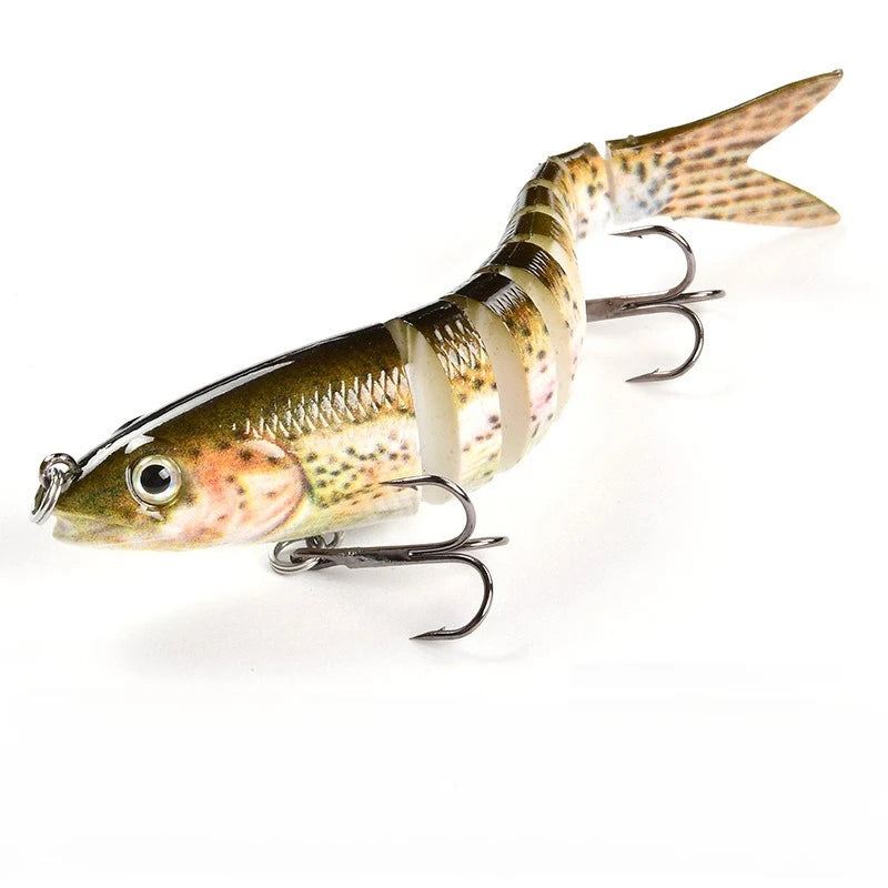 Fishing Lures Multi Jointed Swimbait Crank Bait Slow Sinking Bionic Artificial Bait Freshwater Saltwater Trout Bass Fishing Acce