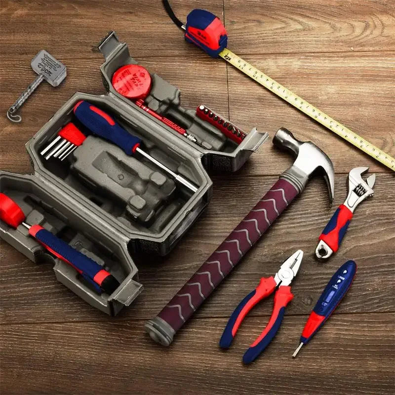 Thor's Hammer Design Toolbox Portable Hand Tool Sets Multifunctional Hardware Tools Set Household Repair Hand Tool Kit
