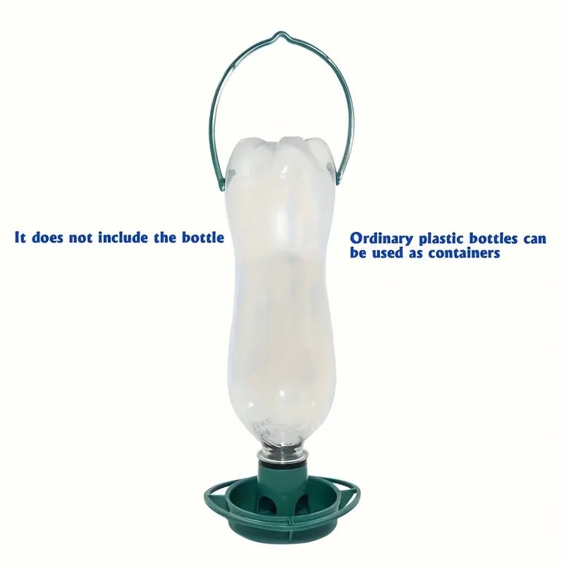 A Homemade Bird Feeder That Doesn'T Require Batteries, Made from PVC Material, Comes with a Hook, Suitable for Outdoor, Garden