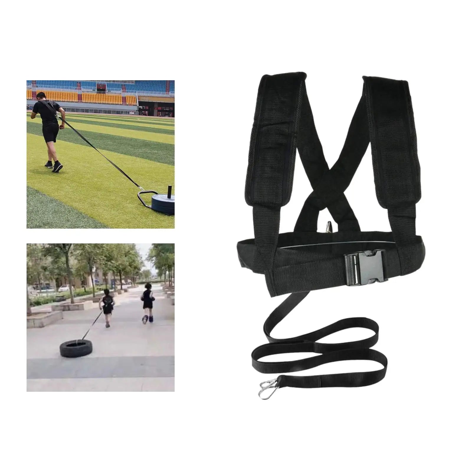 Sled Harness Football Workout Equipment Resistance Training Tire Pulling Harness