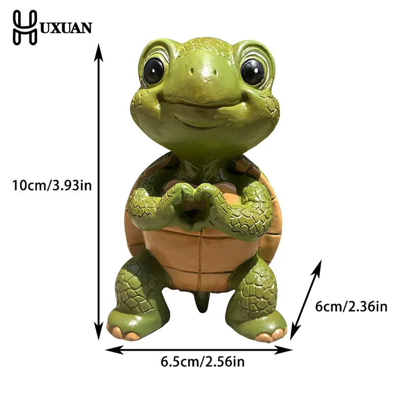 Turtle Garden Statue Decoration Lawn Ornament Figurine Outdoor Statue For Pond Patio Indoor Outside Hallway
