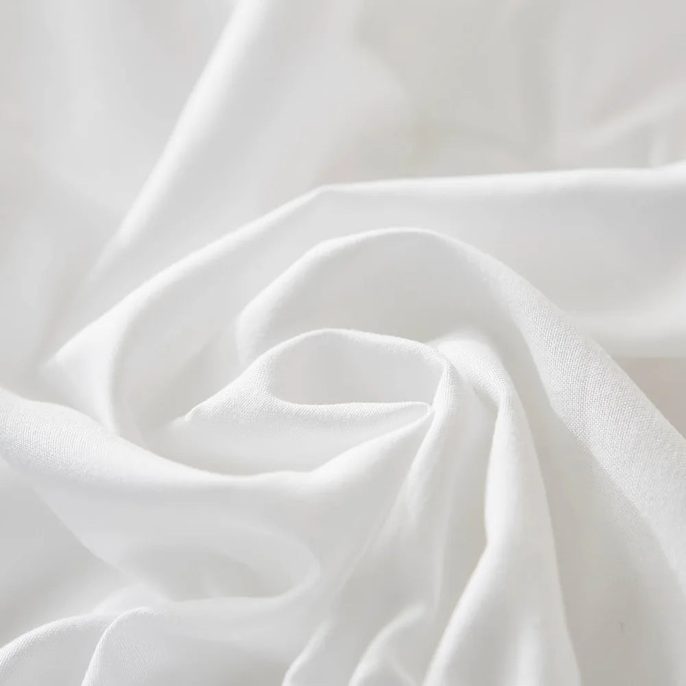 Bed Decoration Elastic White Fringed Bed Skirt Stretchable Dust-proof Under-bed Covering Skirt Ruffled Romantic Bedspread Inn