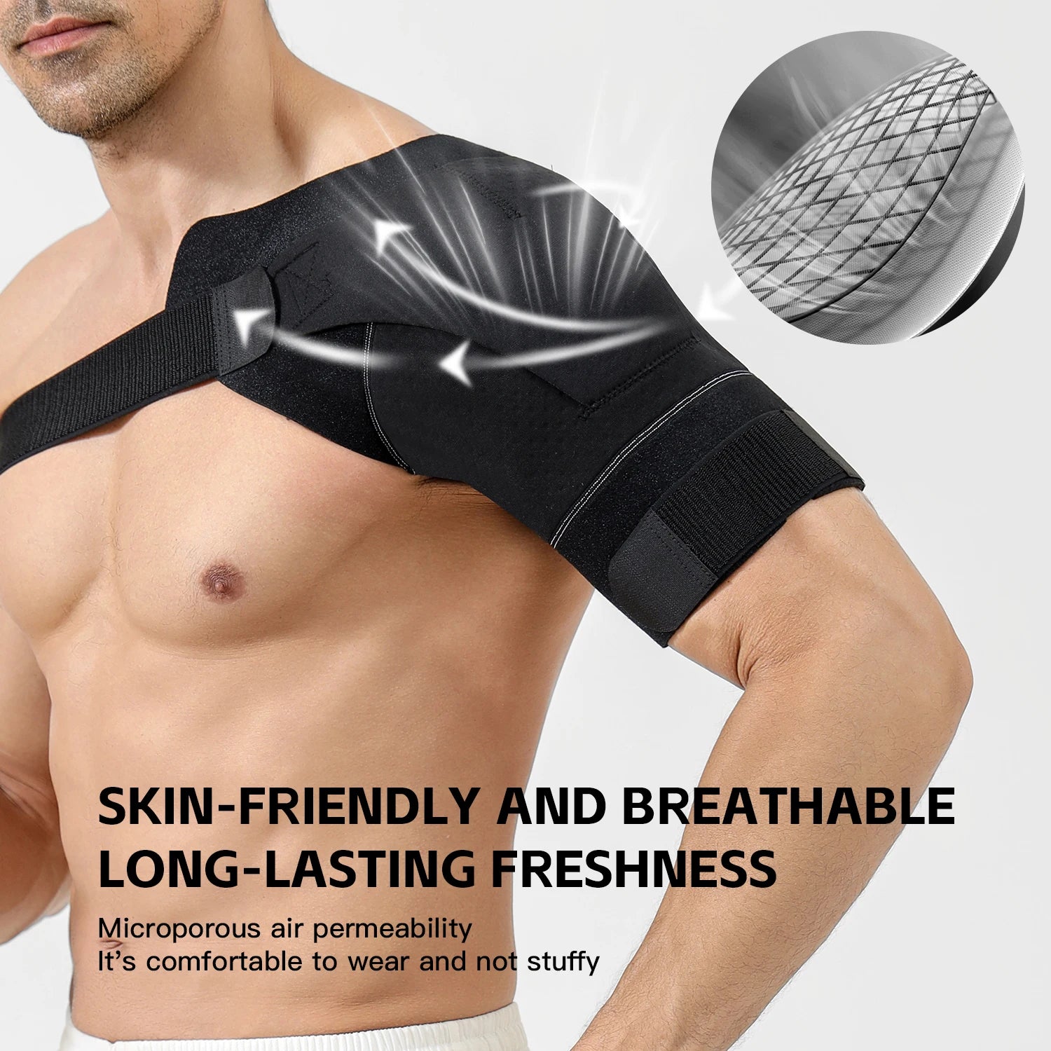 Adjustable Sports Shoulder Guard Stable Support For Shoulder Protection Gym Outdoor Sports Ball Sports Protective Equipment