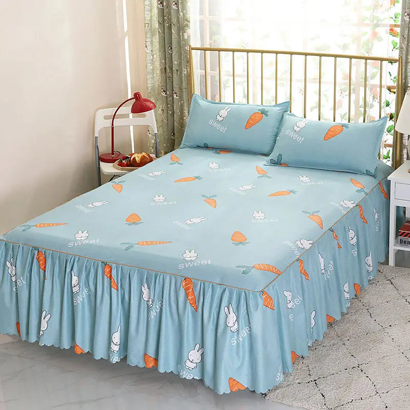 Bed Skirts Four Season Universal Skin-friendly Comfortable Protective Bedding Luxury Anti-slip Bedsheets Fashion Home Decoration