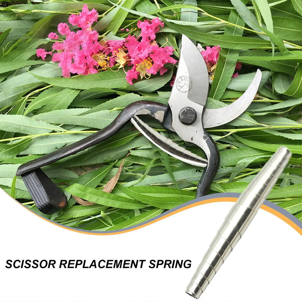 Garden Pruning Spring  Heavy Duty Volute Pruning Shears Spare Spring Garden Trimming Scissors Grafting Tool For Home Harvesting