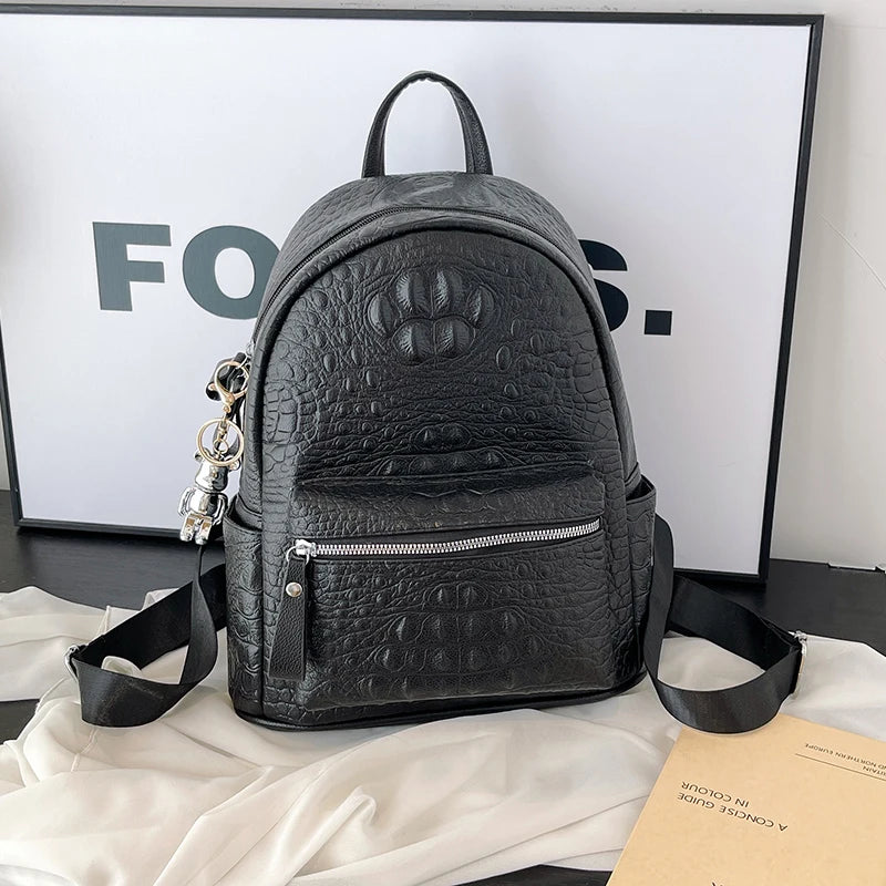 Women's Backpack Ladies Big Bagpack for Teenager Girl PU Leather Large Capacity Shoulder Bags for Women 2024 Mochilas Feminina