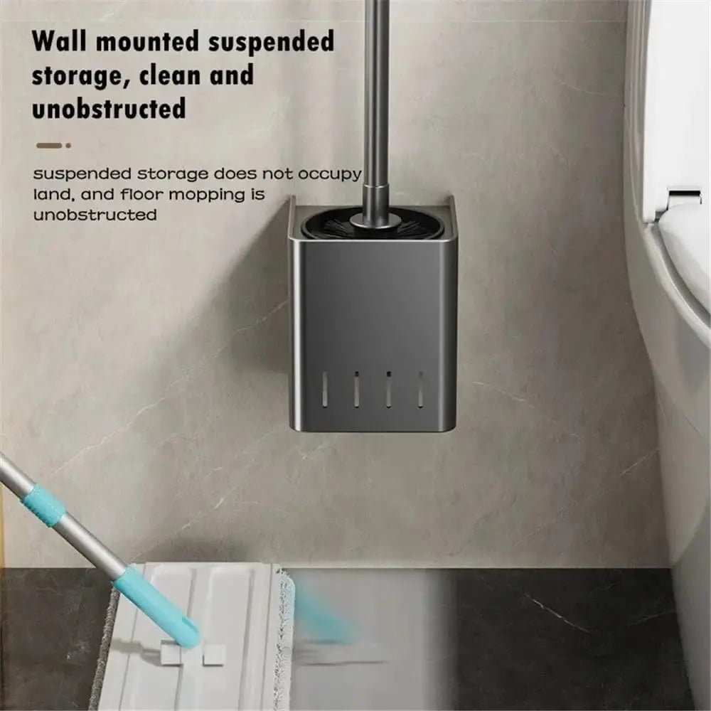 Toilet Brush  Wall Hanging Floor Household Toilet Brush Brush Bathroom Accessories Set for Bathroom hotel restroom RV