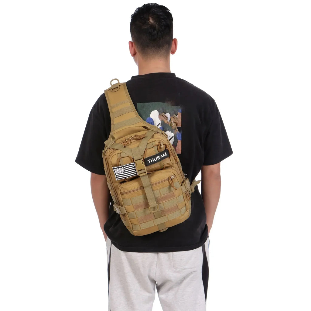 Backpack Tactical Assault Pack  Outdoor Hiking Camping Sling Backpack Waterproof EDC Rucksack Bag Hunting Trekking Travelling