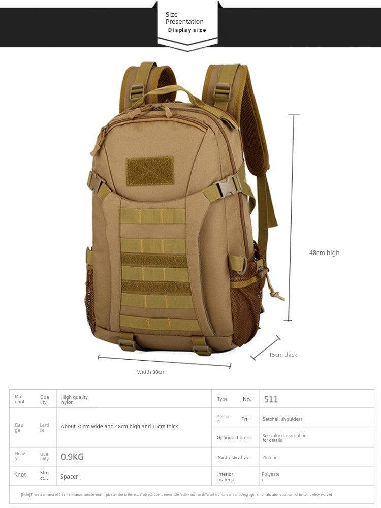 Multifunctional Camouflage Tactics Casual Waterproof Outdoor Backpack