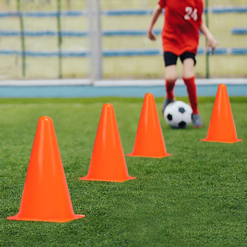 12PCS Durable Sports Football Accessories Soccer Training Marker Equipment Agility Cones