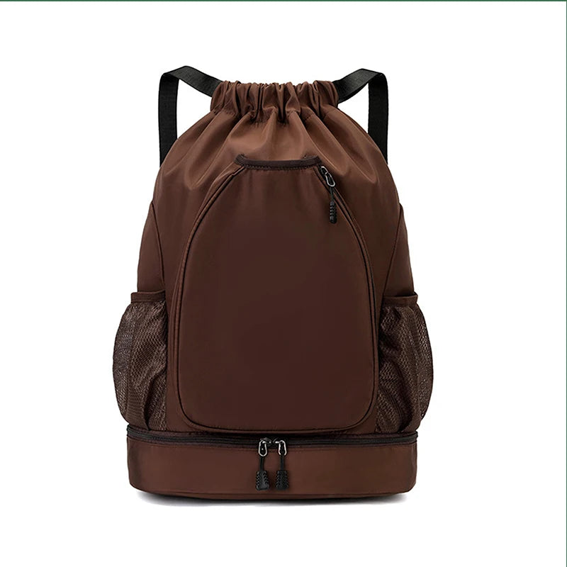 High-Capacity Sports Bag for Gym – Includes Dual Racket Spaces and Shoe Pocket, Ideal for Tennis and Badminton