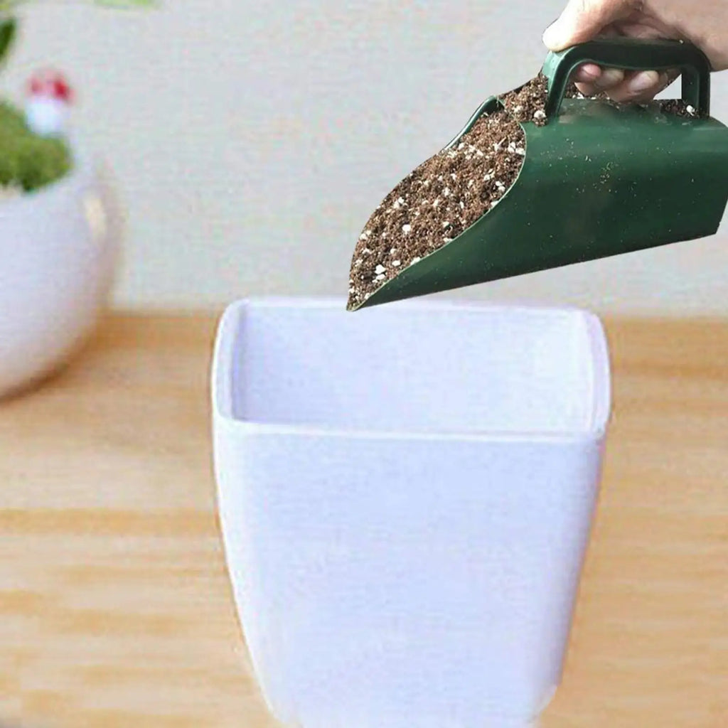 Garden Bucket Shovel Potted Plant Scoop Potted Plant Scoop and Fertilizer Shovel Practical Ergonomic Sieve Gardening Tool