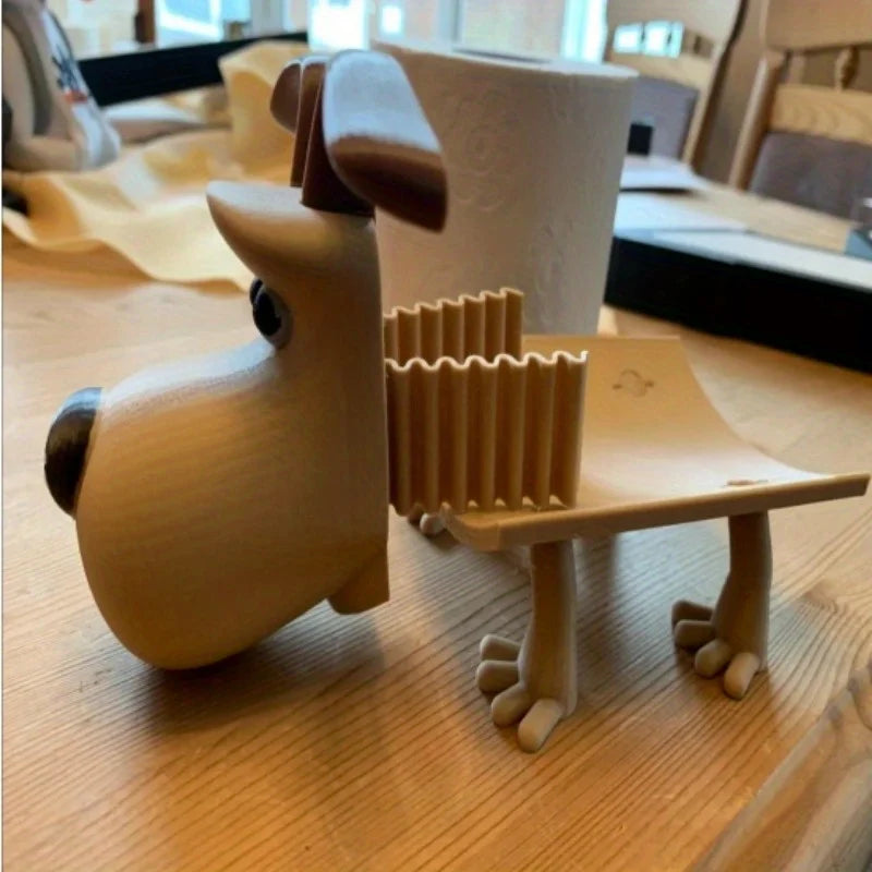 Puppy Toilet Holder Home Decor Bathroom Accessory Storage Suitable for Toilets for Bathrooms Kitchens Living Rooms Unique Gift