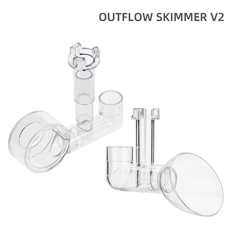 Skimmer Outlet and Lily Accessories for Aquarium; Decoration for Akvarium; Filtered Fishbowl Supplies.