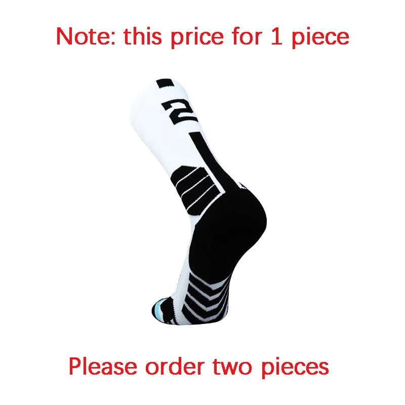 Sports Basketball Socks Professional 1pc Football Sock Men's Cycling Soccer Socks Running Sock Calcetines Customized Number 0-9