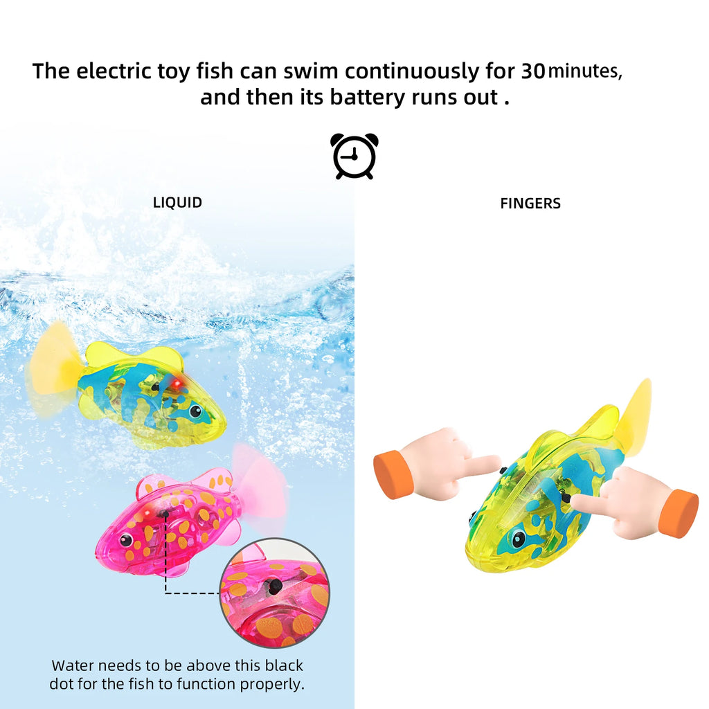 Pet Toys Teasing Cat Electronic Swimming Fish Cat Fun Pet Toys Lighting Simulation Electronic Sensing Fish