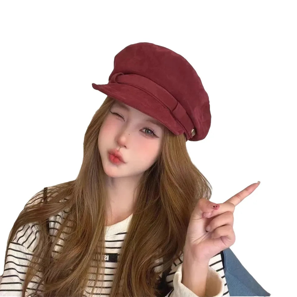 Casual Women Hats & Caps Adjustable Truck Hat Berets Newsboy Hat Beret Hat Baker Cap