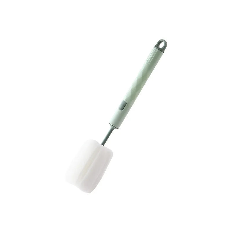 Bottle Brush 360 Degree Rotation Baby Pacifier Cup Nipple Cleaning Brushes Set Handheld Soft Head Food Grade Watering