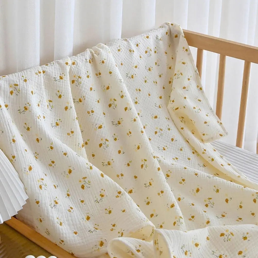 Bedding Textiles Cotton Baby Blanket Soft Breathable Cover Blanket for Infant Skin-friendly Thickened Nap Sleeping Rug Sofa
