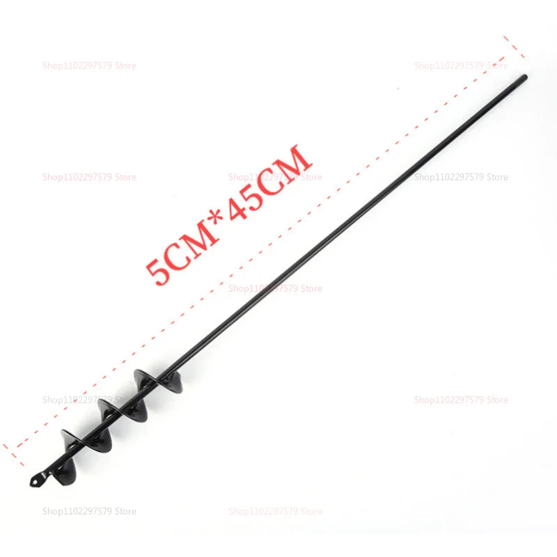 Garden Auger Spiral Drill Bit for Flower Planting Soil Digger Earth Drill Gardening Tool Lawn Planting Hole Digger Equipment