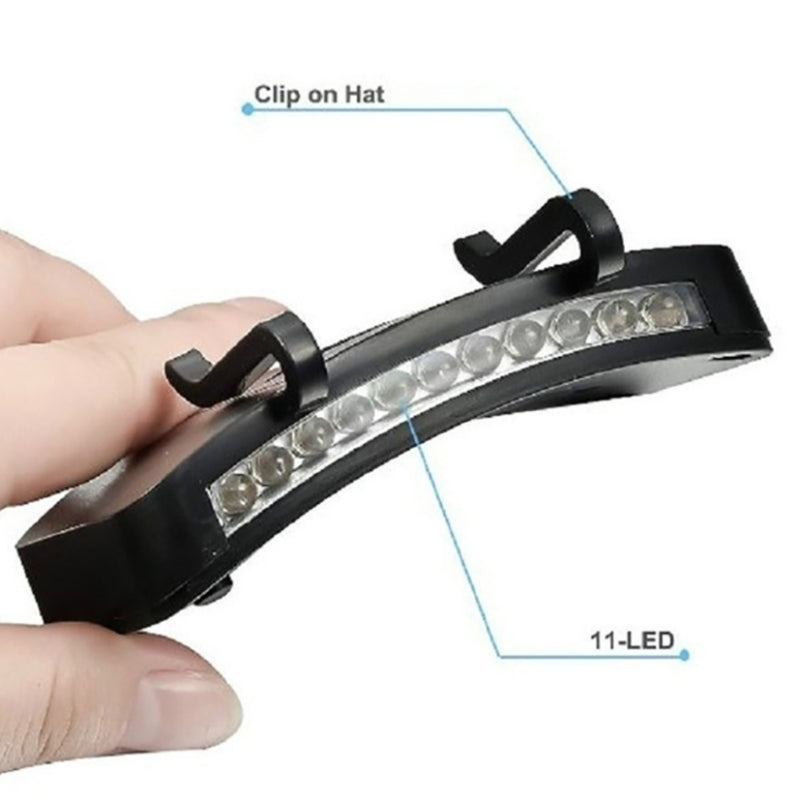 Super Bright Night Fishing 5-LED Cap Headlight Headlamp Head Flashlight Head Hat Clip on Light Camping Fishing Accessories