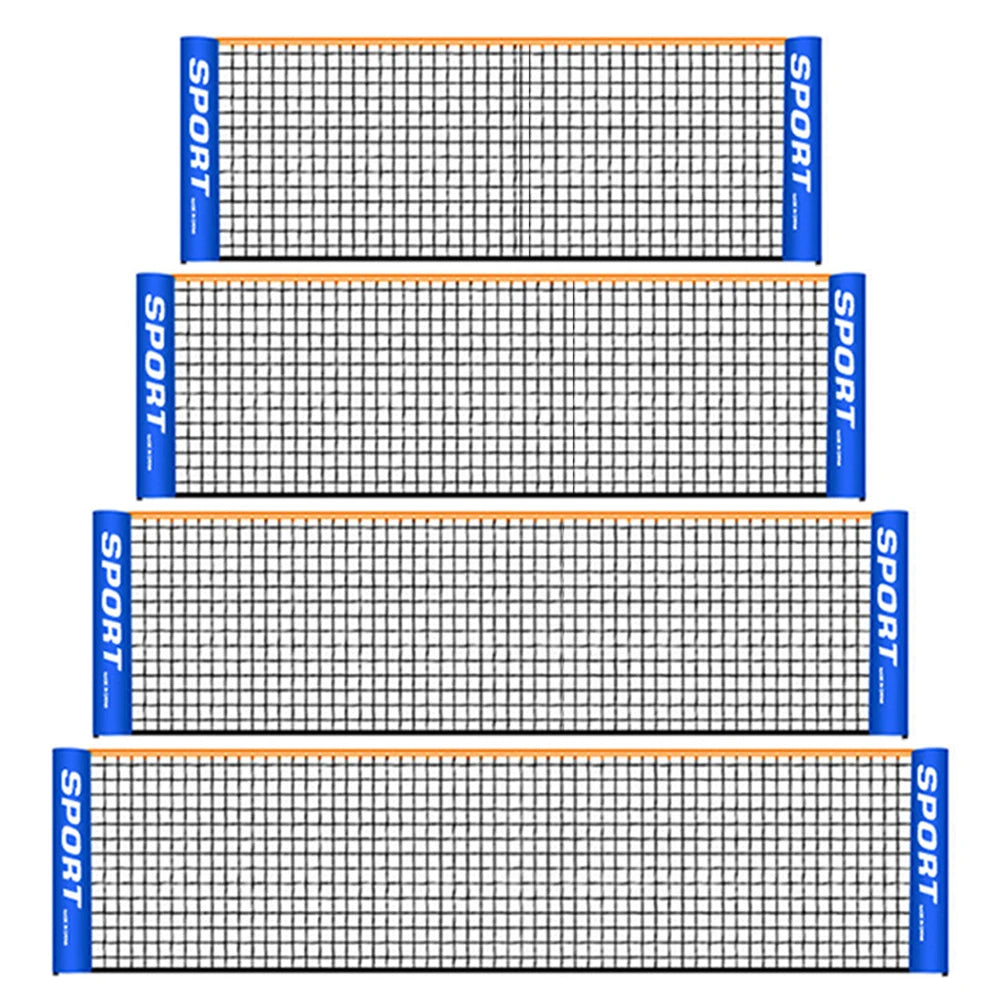 Standard Badminton Net Portable Volleyball Tennis Net Outdoor Sports Training Net Professional Sports Training Netting Pe Goods