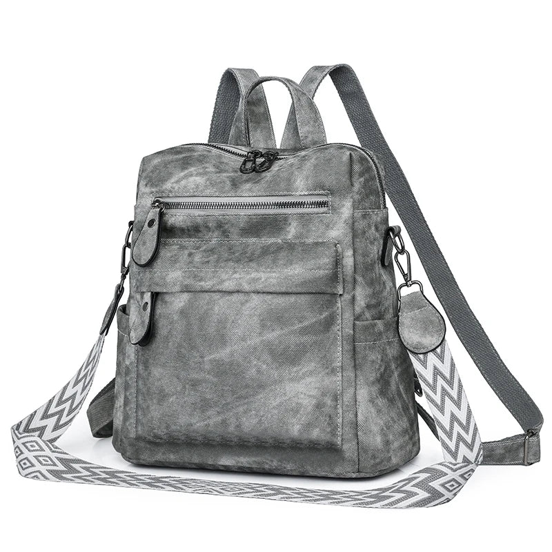 Fashion Backpacks Women Shoulder Bag Big Travel Bagpack Ladies Daypacks Large School Bags High Quality Leather Rucksacks Female