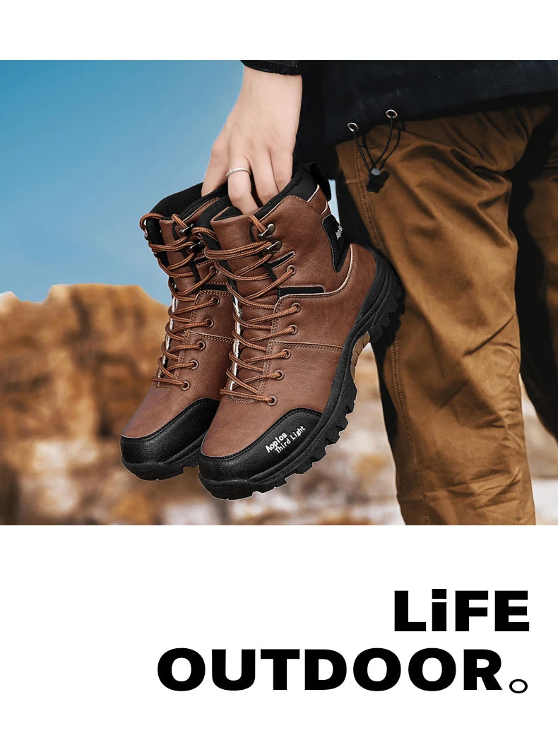 Upgraded Tactics Combat Training Boots Male Outdoors Camping Anti-wear Rapid Response Hiking Shoes Fishing Hunting Sneakers Men