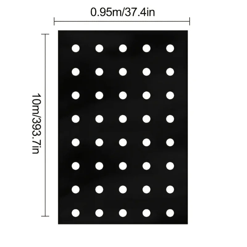 Garden Agricultural Breathable Perforated Weed Barrier Fabric1Sheet Plastic Covering Film Weed Control Cloth Landscape Mulch